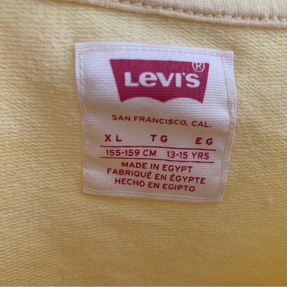 LEVI’S Girls’ crew neck sweater NEVER WORN - Picture 3 of 4